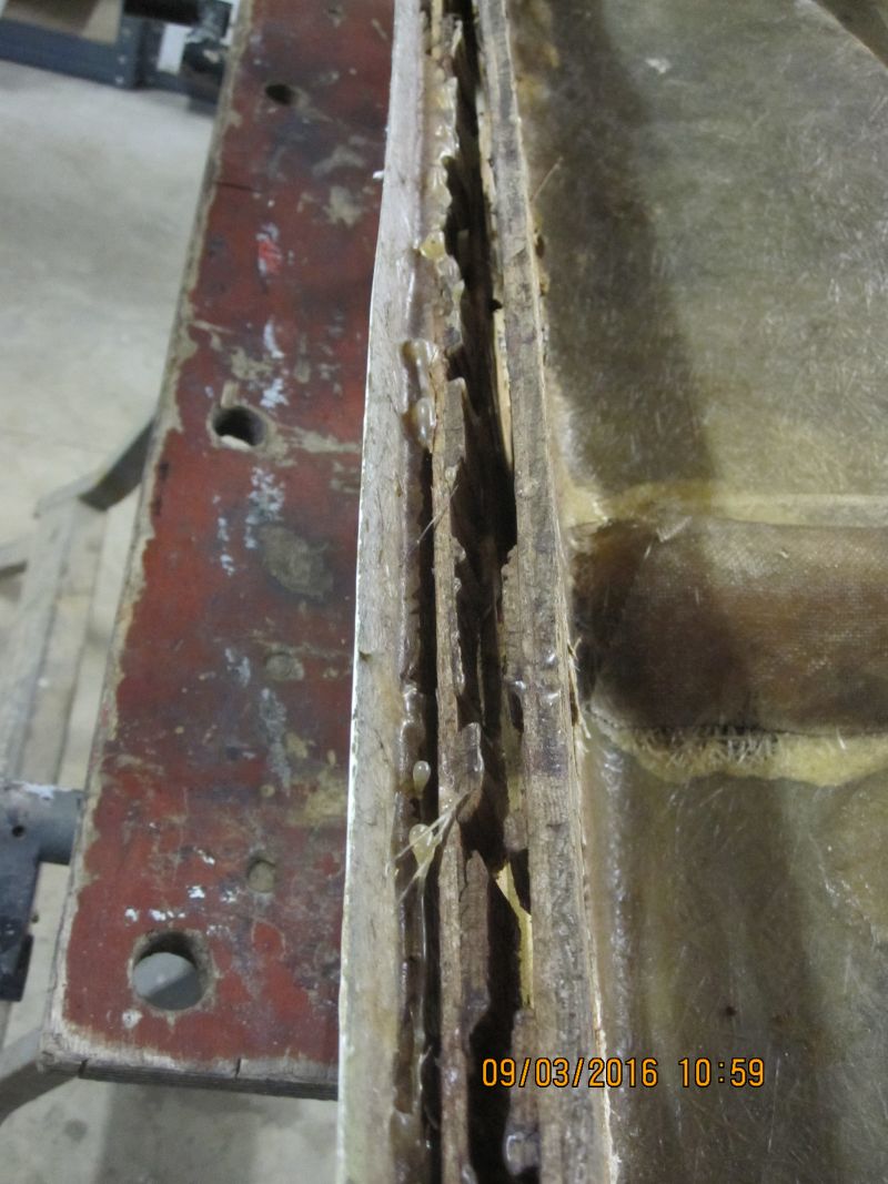 Rotten wood in dash